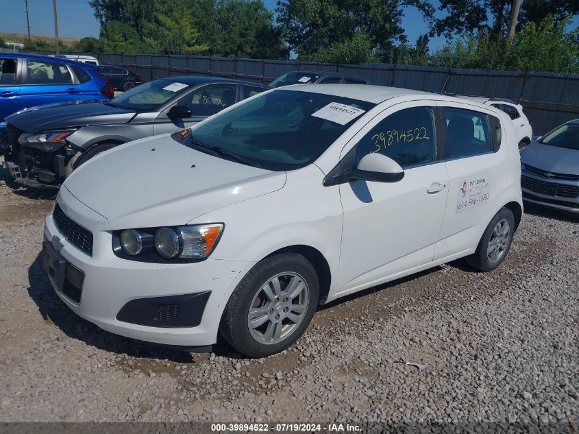 2015 Chevrolet Sonic Lt VIN: 1G1JC6SG0F4124904 Lot: 39894522