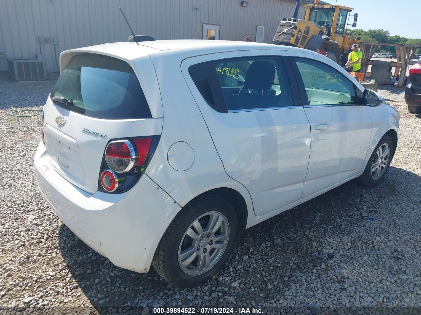 2015 Chevrolet Sonic Lt VIN: 1G1JC6SG0F4124904 Lot: 39894522