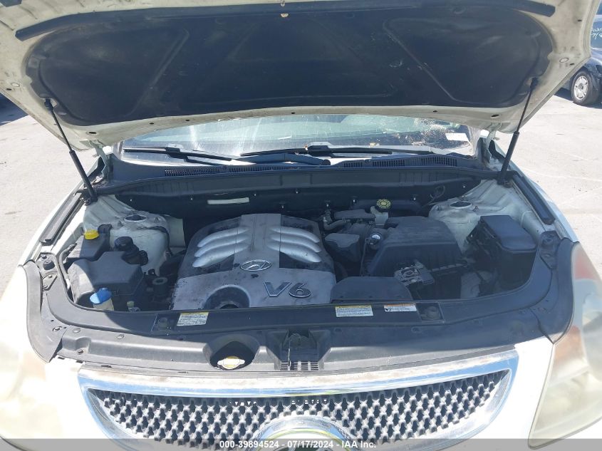 2007 Hyundai Veracruz Gls/Limited/Se VIN: KM8NU13C47U020465 Lot: 39894524