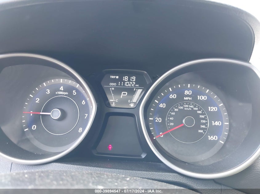 2012 Hyundai Elantra Limited VIN: 5NPDH4AE7CH123877 Lot: 39894547