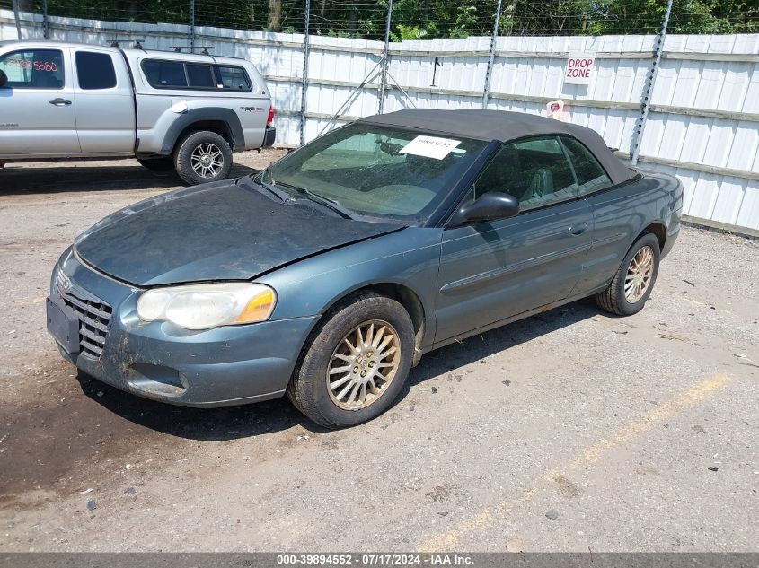 2006 Chrysler Sebring Touring VIN: 1C3EL55R66N259710 Lot: 39894552