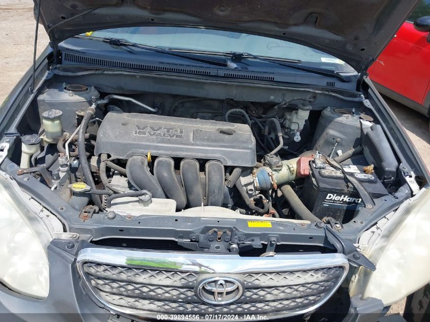 2008 Toyota Corolla Ce VIN: 2T1BR32EX8C887553 Lot: 39894556