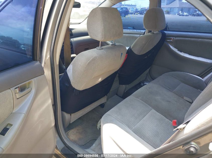 2008 Toyota Corolla Ce VIN: 2T1BR32EX8C887553 Lot: 39894556