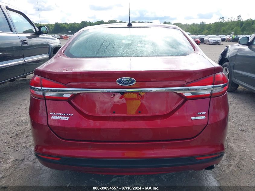 2018 Ford Fusion Se VIN: 3FA6P0HD5JR202031 Lot: 39894557