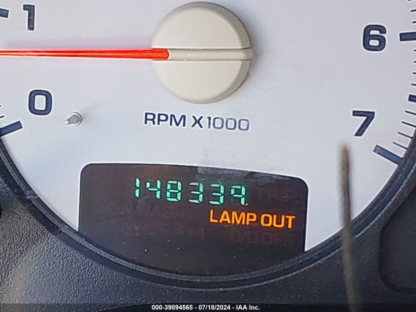 2003 Dodge Ram 1500 Slt/Laramie/St VIN: 1D7HA18N63S209991 Lot: 39894565