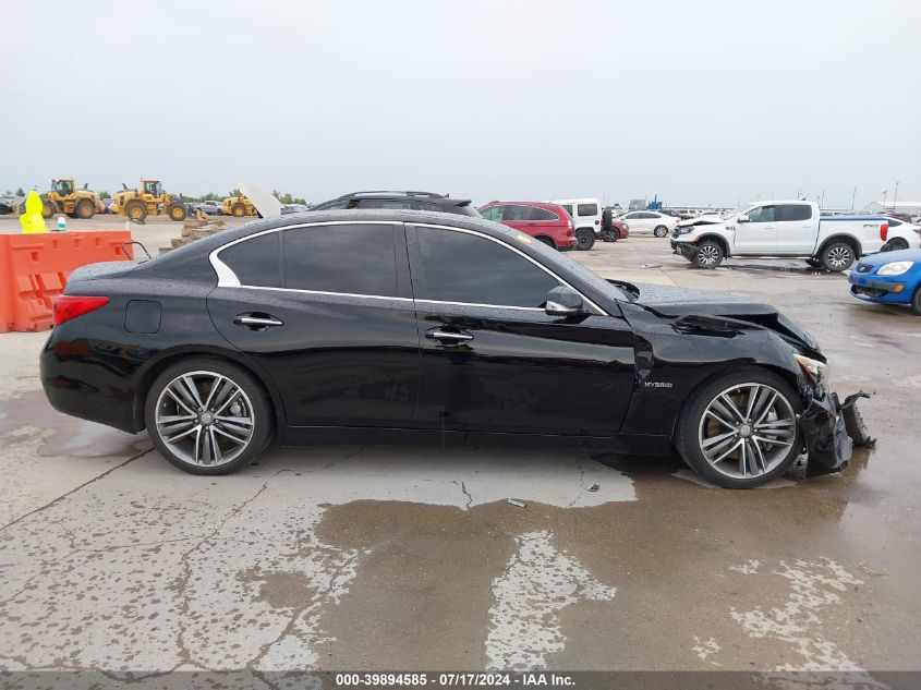 2014 Infiniti Q50 Hybrid Sport VIN: JN1AV7AP8EM690853 Lot: 39894585