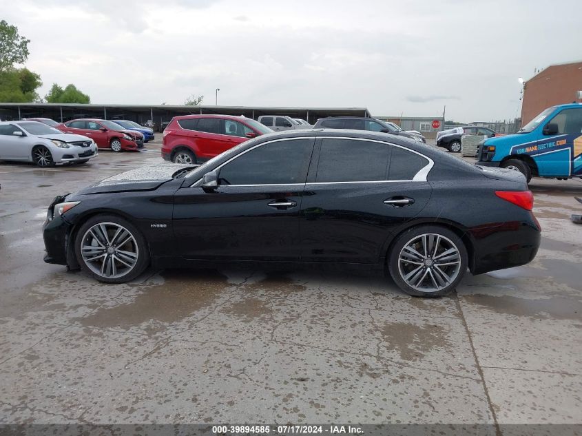 2014 Infiniti Q50 Hybrid Sport VIN: JN1AV7AP8EM690853 Lot: 39894585