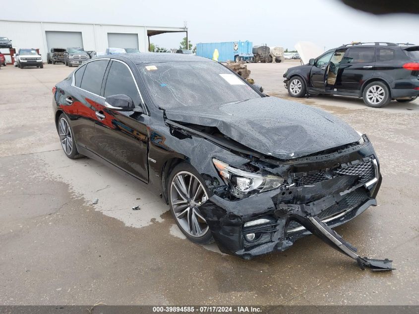 2014 Infiniti Q50 Hybrid Sport VIN: JN1AV7AP8EM690853 Lot: 39894585