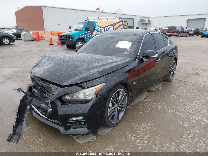 2014 Infiniti Q50 Hybrid Sport VIN: JN1AV7AP8EM690853 Lot: 39894585