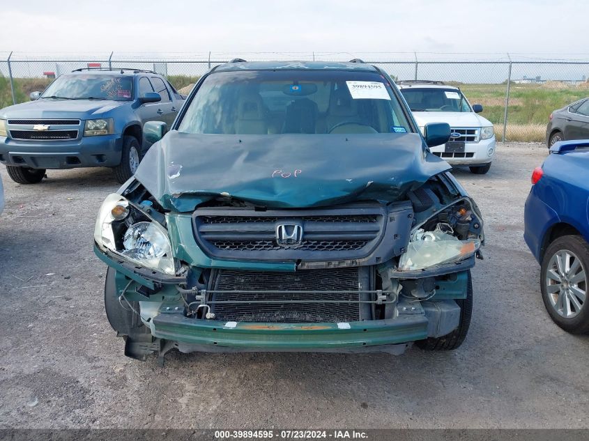 2003 Honda Pilot Ex-L VIN: 2HKYF18743H569367 Lot: 39894595