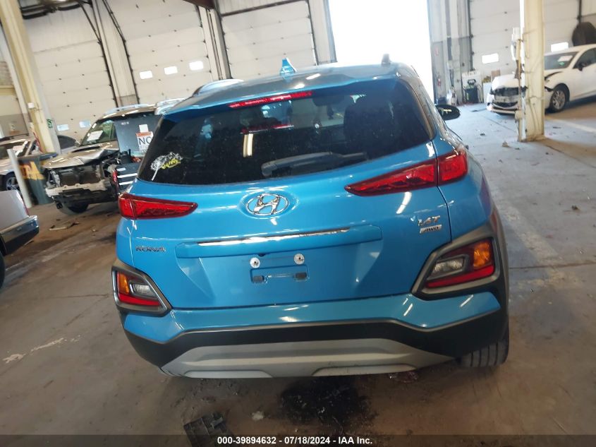 2019 Hyundai Kona Limited VIN: KM8K3CA53KU223300 Lot: 39894632