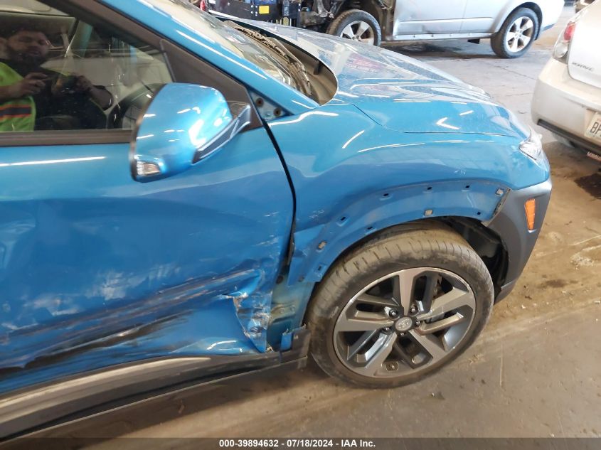 2019 Hyundai Kona Limited VIN: KM8K3CA53KU223300 Lot: 39894632