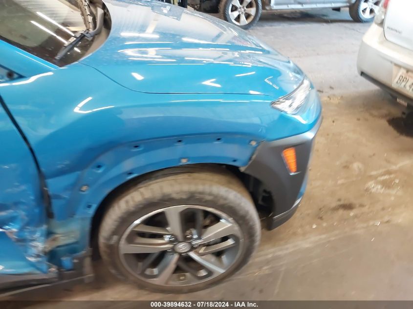 2019 Hyundai Kona Limited VIN: KM8K3CA53KU223300 Lot: 39894632