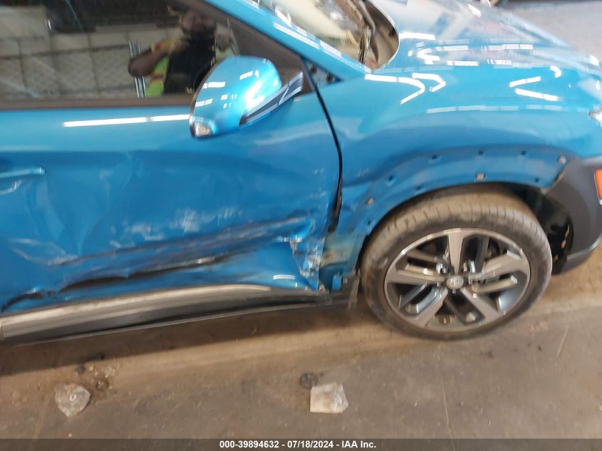 2019 Hyundai Kona Limited VIN: KM8K3CA53KU223300 Lot: 39894632