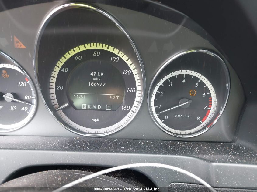 2011 Mercedes-Benz C 300 Luxury 4Matic/Sport 4Matic VIN: WDDGF8BB5BR166223 Lot: 39894643