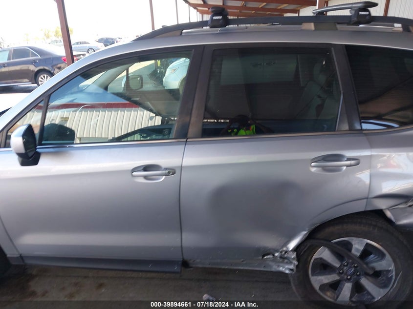 2018 Subaru Forester 2.5I Limited VIN: JF2SJAJC6JH460384 Lot: 39894661