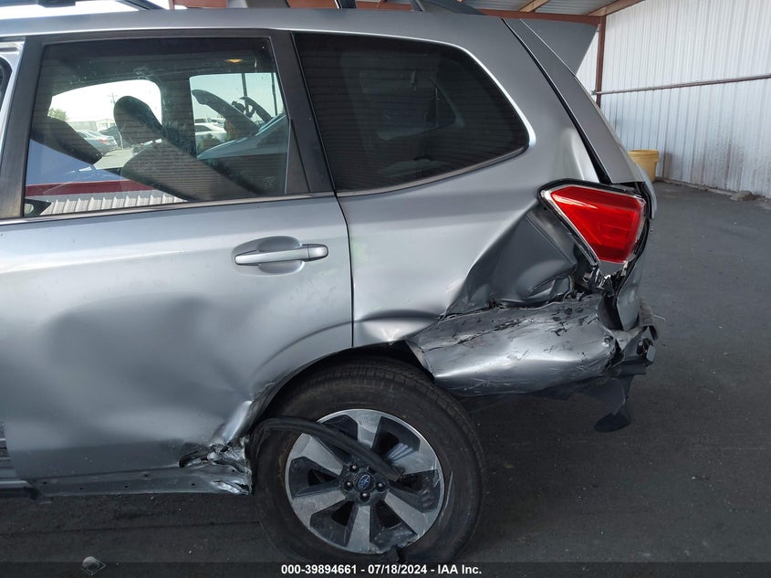 2018 Subaru Forester 2.5I Limited VIN: JF2SJAJC6JH460384 Lot: 39894661