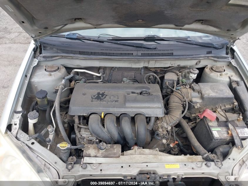 2004 Toyota Corolla Le VIN: 1NXBR38E34Z264968 Lot: 39894697