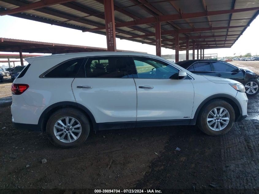 2019 Kia Sorento 3.3L Lx VIN: 5XYPGDA57KG571784 Lot: 39894704