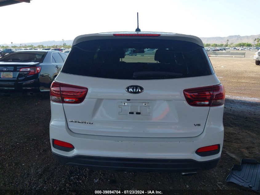 2019 Kia Sorento 3.3L Lx VIN: 5XYPGDA57KG571784 Lot: 39894704