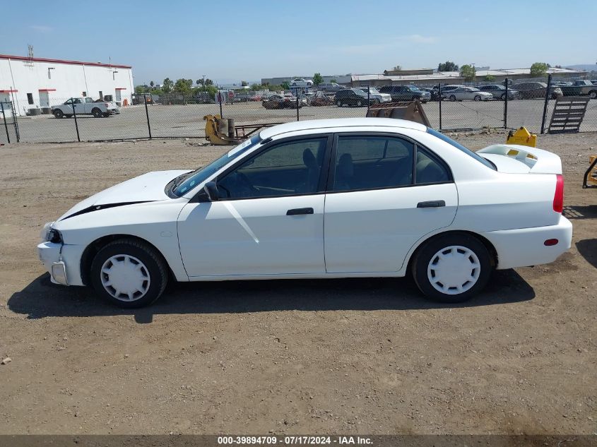 2001 Mitsubishi Mirage Es VIN: JA3AY26C61U002435 Lot: 39894709