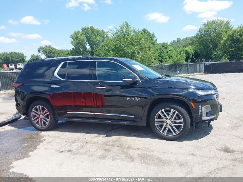 2022 Chevrolet Traverse Awd High Country VIN: 1GNEVNKW8NJ126430 Lot: 39894712