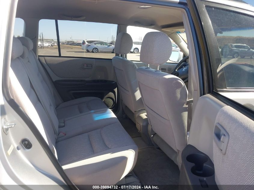 2002 Toyota Highlander V6 VIN: JTEGF21A620066664 Lot: 39894732