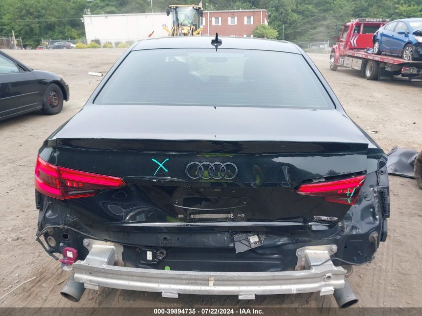 2017 Audi A4 2.0T Premium VIN: WAUENAF41HN016419 Lot: 39894735