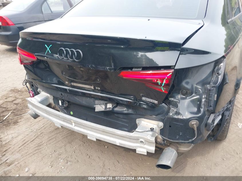 2017 Audi A4 2.0T Premium VIN: WAUENAF41HN016419 Lot: 39894735