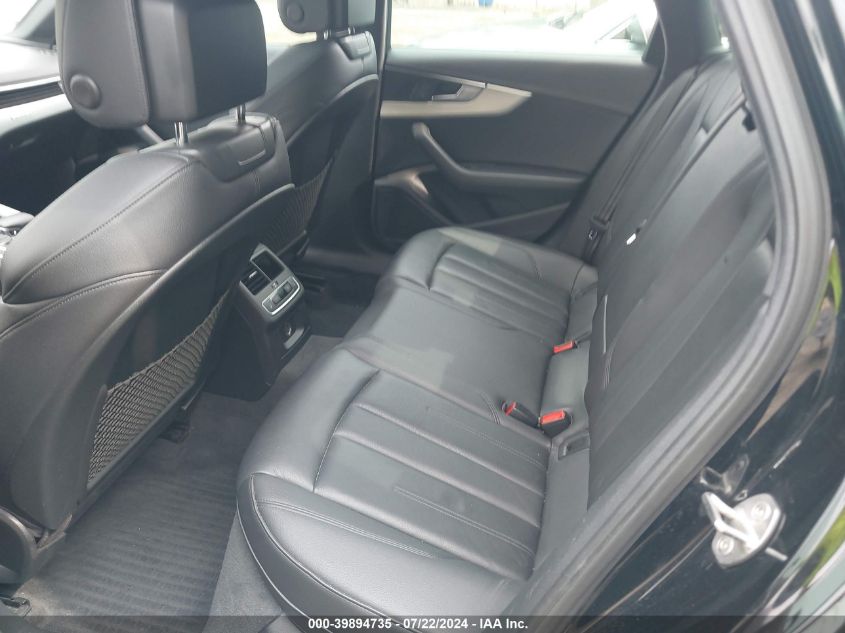 2017 Audi A4 2.0T Premium VIN: WAUENAF41HN016419 Lot: 39894735