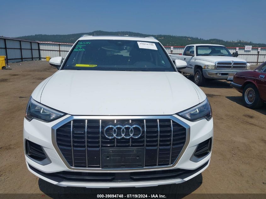 2021 Audi Q3 Premium 40 Tfsi Quattro Tiptronic VIN: WA1AUCF34M1112404 Lot: 39894748