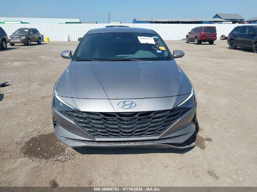 2021 Hyundai Elantra Sel VIN: KMHLM4AG9MU124556 Lot: 39894752