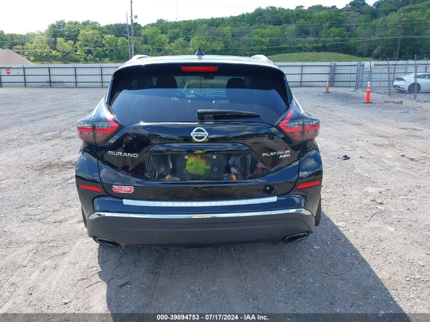 2020 Nissan Murano Platinum Intelligent Awd VIN: 5N1AZ2DS9LN175223 Lot: 39894753