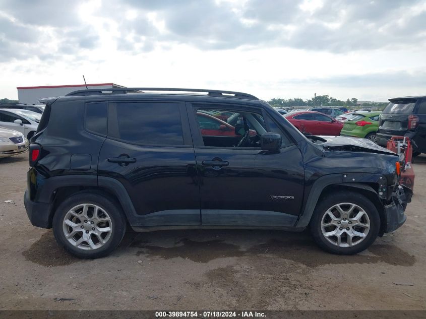 2018 Jeep Renegade Latitude Fwd VIN: ZACCJABB2JPJ68200 Lot: 39894754