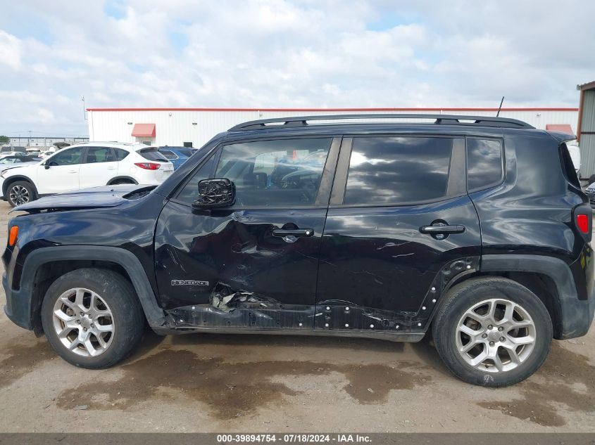 2018 Jeep Renegade Latitude Fwd VIN: ZACCJABB2JPJ68200 Lot: 39894754