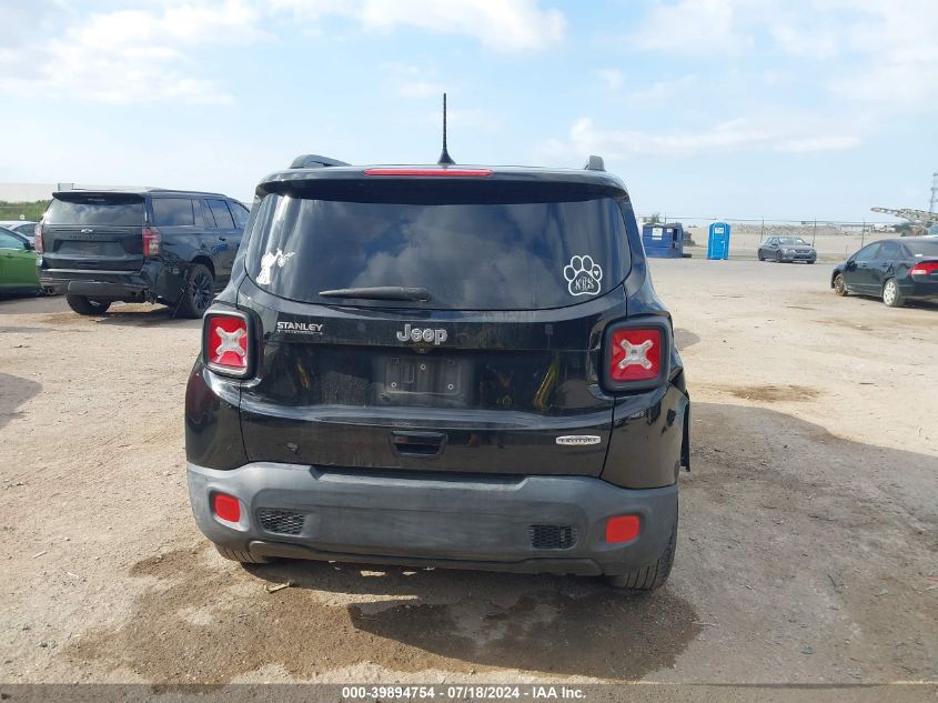 2018 Jeep Renegade Latitude Fwd VIN: ZACCJABB2JPJ68200 Lot: 39894754