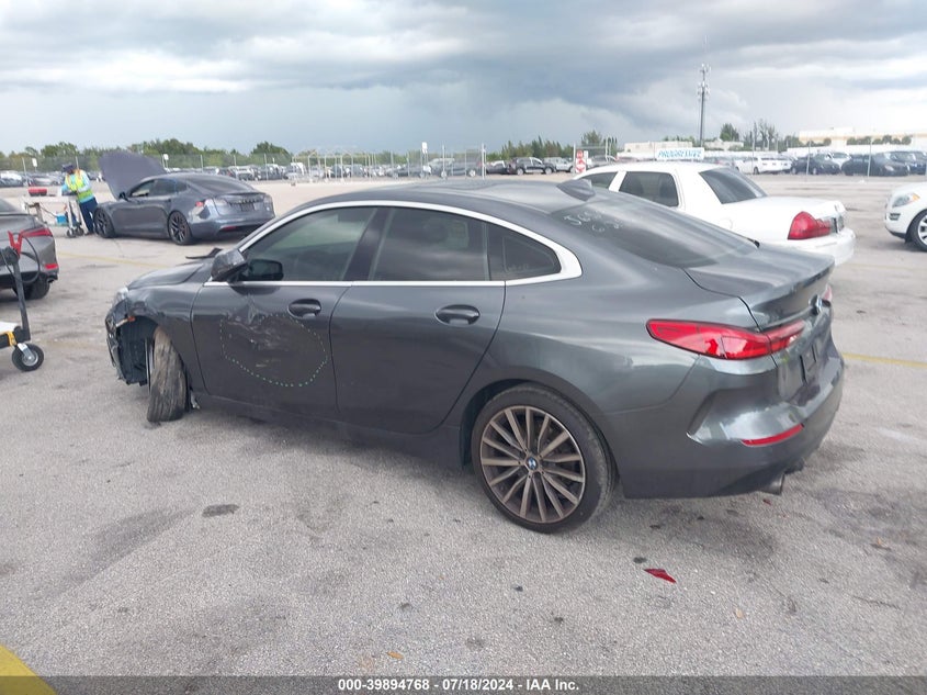 2021 BMW 228I Gran Coupe VIN: WBA53AK06M7J65951 Lot: 39894768