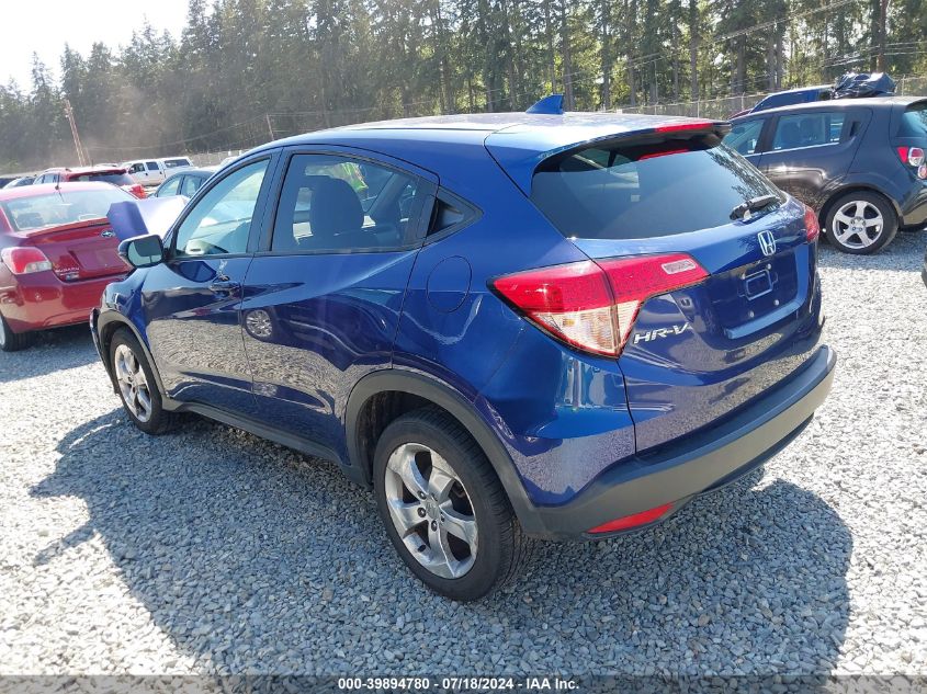 2016 Honda Hr-V Ex VIN: 3CZRU6H59GM716962 Lot: 39894780