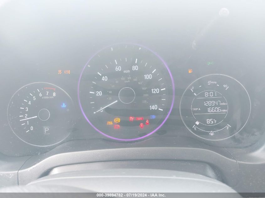 2017 Honda Hr-V Ex VIN: 3CZRU5H50HM708048 Lot: 39894782