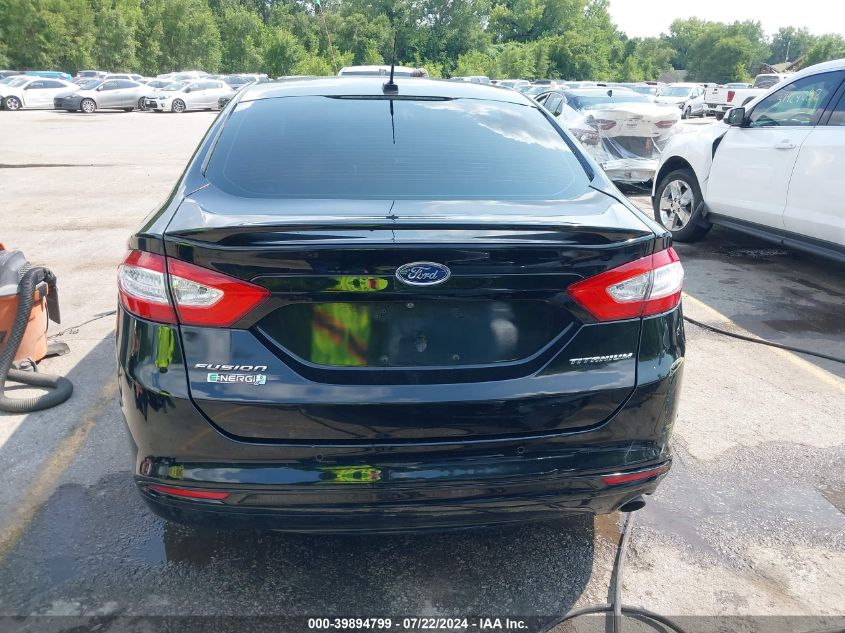 2016 FORD FUSION ENERGI TITANIUM - 3FA6P0SUXGR241697