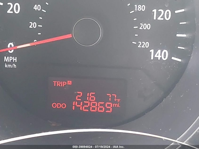 2012 Kia Soul VIN: KNDJT2A59C7470539 Lot: 39894824