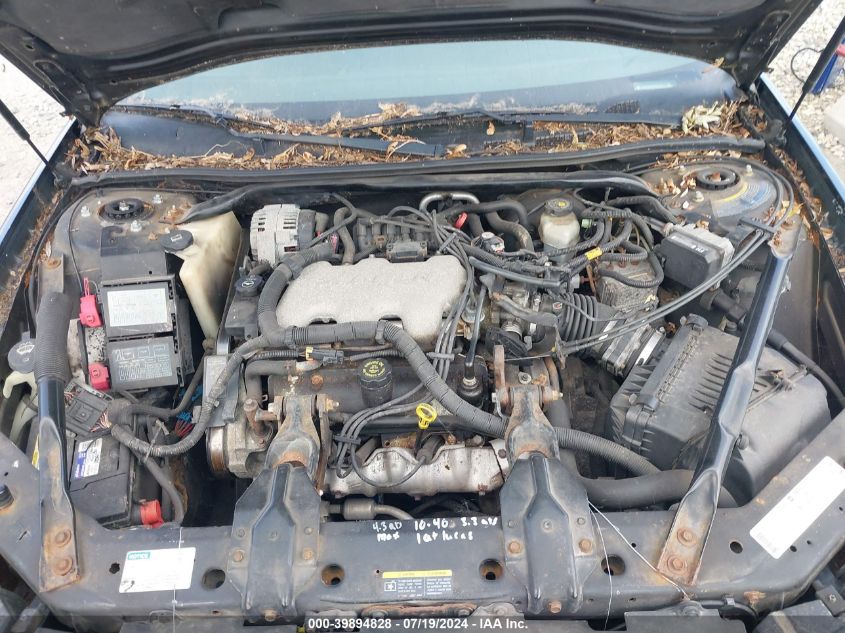 2002 Chevrolet Impala VIN: 2G1WF55E629129596 Lot: 39894828