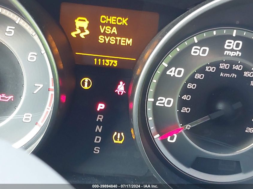 2010 Acura Mdx VIN: 2HNYD2H20AH516391 Lot: 39894840