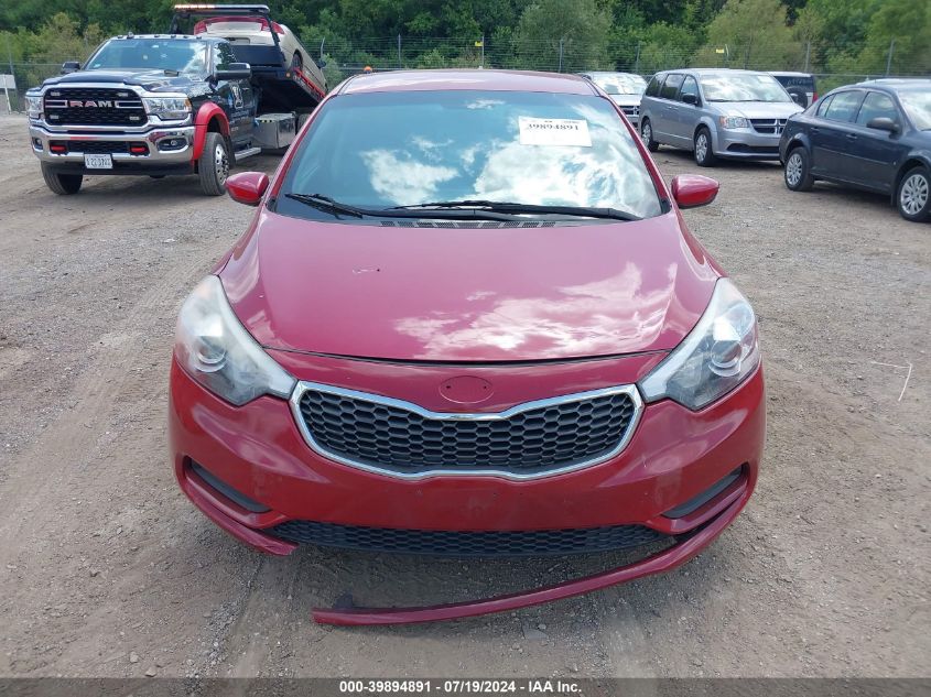 2016 Kia Forte Lx VIN: KNAFK4A63G5567277 Lot: 39894891