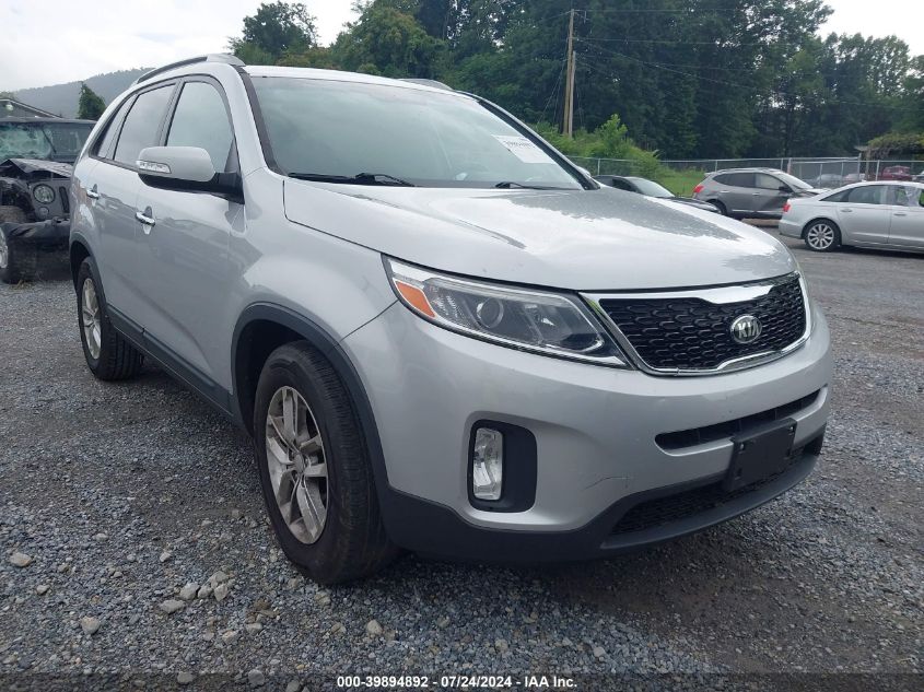 2015 Kia Sorento Lx VIN: 5XYKT4A6XFG639046 Lot: 39894892