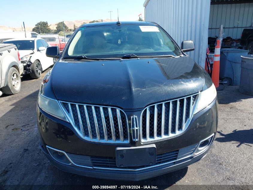 2011 Lincoln Mkx VIN: 2LMDJ8JK5BBJ01257 Lot: 39894897