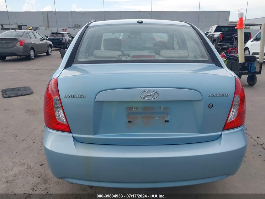 2009 Hyundai Accent Gls VIN: KMHCN46C79U327827 Lot: 39894933