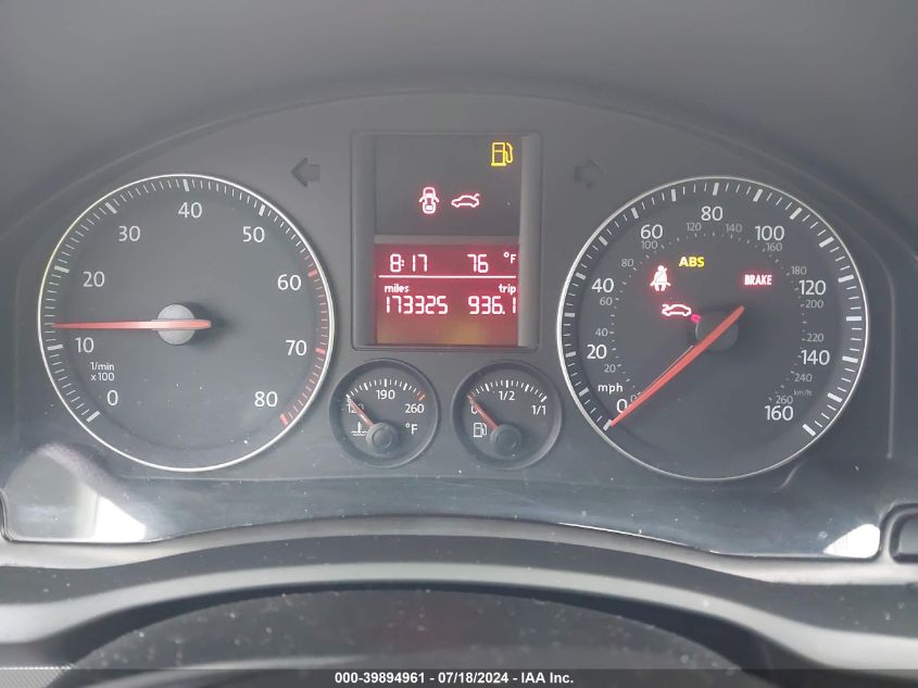 2006 Volkswagen Jetta Value VIN: 3VWPF71K66M628377 Lot: 39894961