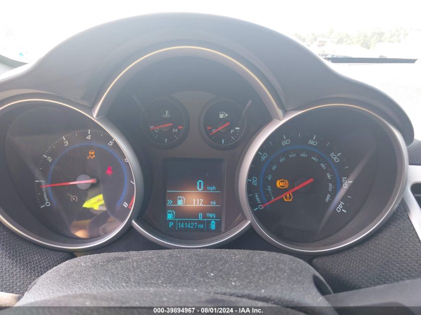 2012 Chevrolet Cruze 1Lt VIN: 1G1PF5SC4C7345098 Lot: 39894967