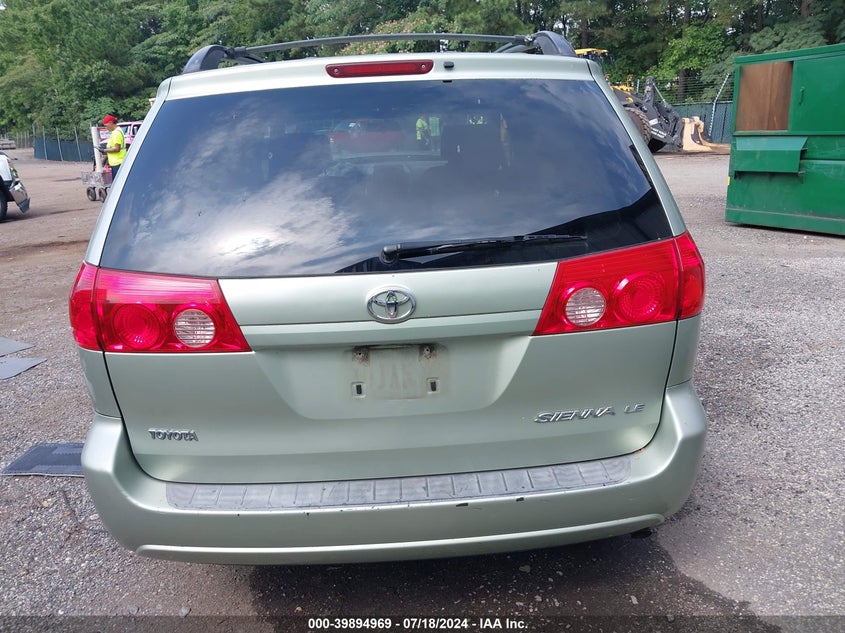 2006 Toyota Sienna Le VIN: 5TDZA23C46S428309 Lot: 39894969